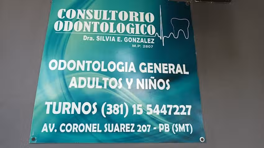 Consultorio odontol&oacute;gico Dra. Gonz&aacute;lez