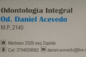 Consultorio odontologico Od. Daniel Acevedo