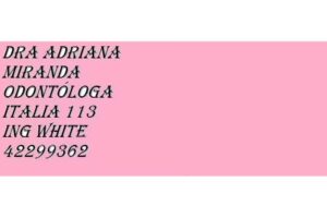 Consultorios Odont&oacute;logicos Dra Adriana Miranda-dra Marta Gonz&aacute;lez y Equipo