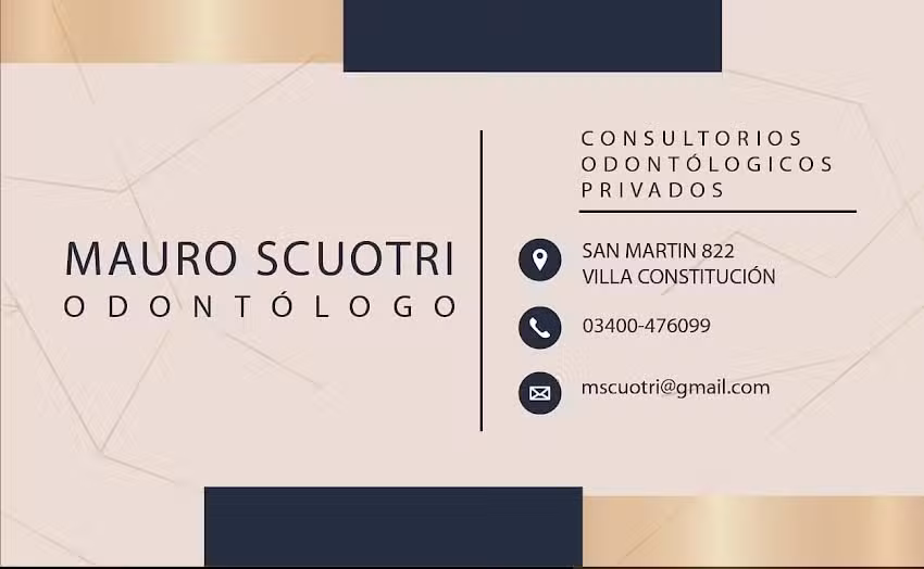 Dr Mauro Scuotri. Odont&oacute;logo