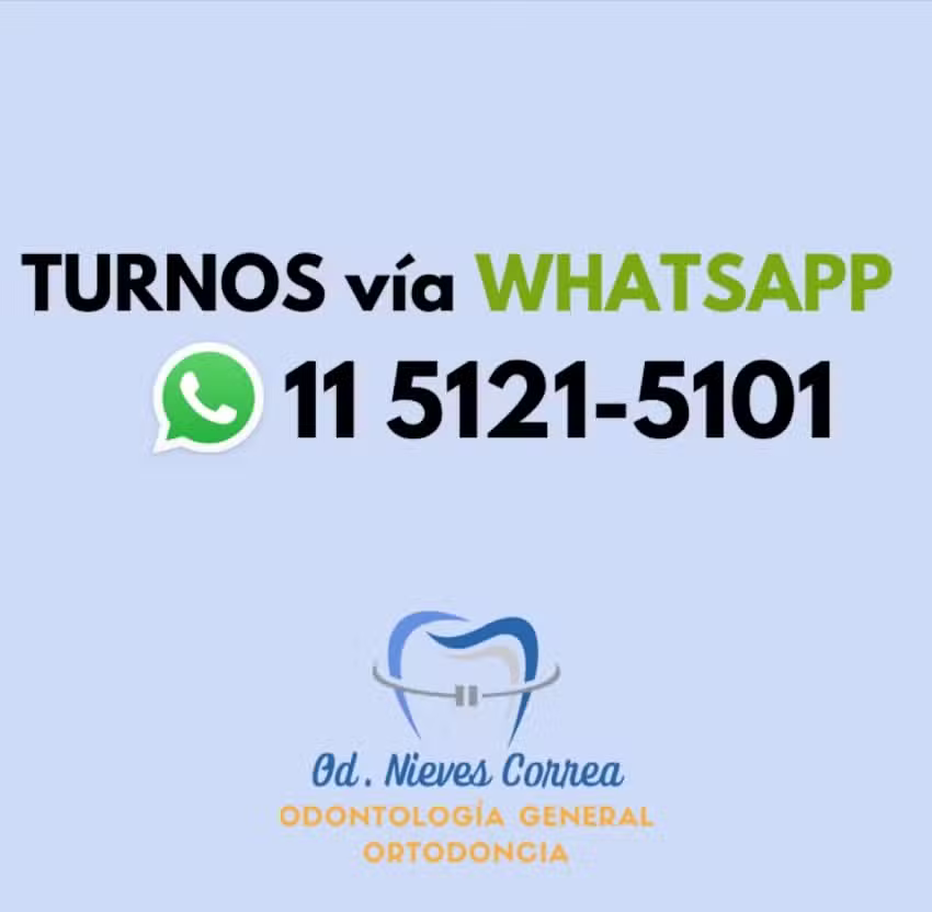 Odont&oacute;loga | Nieves Correa | Luj&aacute;n | Consultorio Odontol&oacute;gico